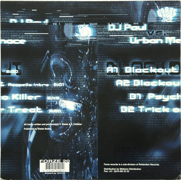 Blackout back cover