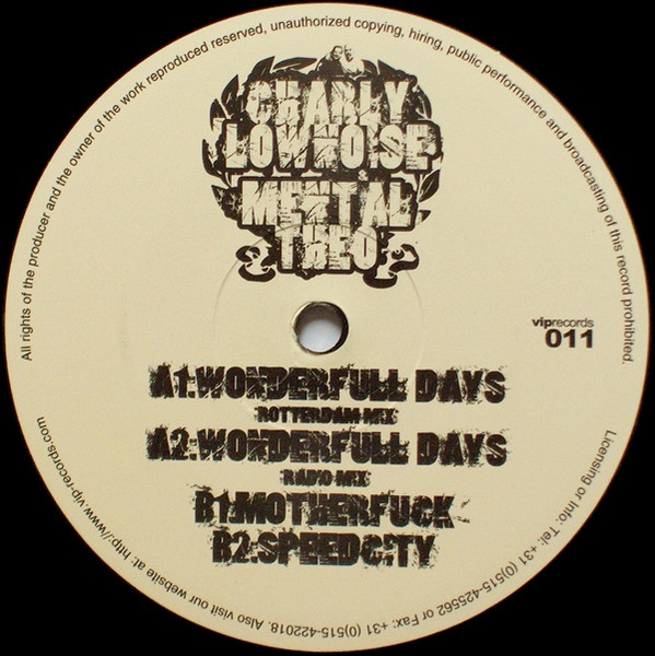 Wonderfull Days / Wonderfull Days / Motherfuck / Speedcity front label