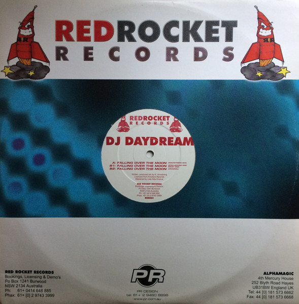 Falling Over The Moon front label