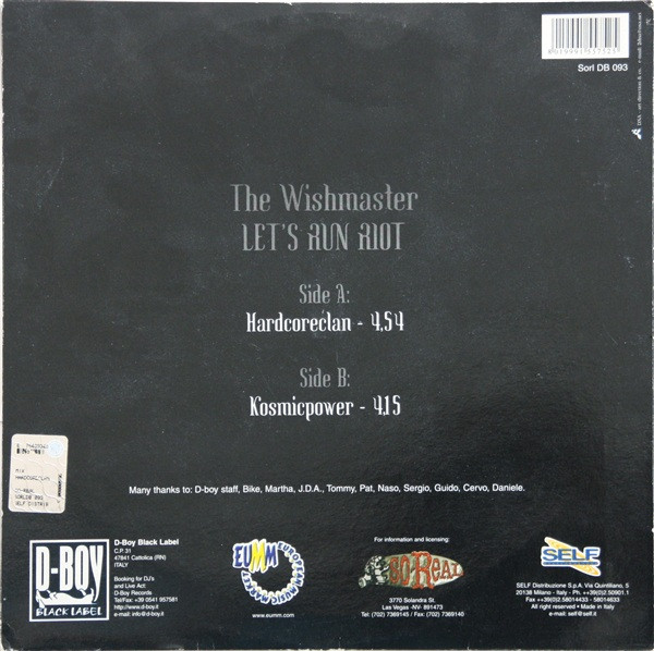 Let's Run Riot back cover