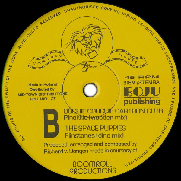 Cartoon House front label