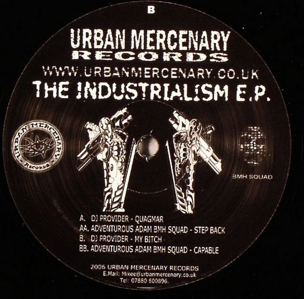 The Industrialism E.P. back cover