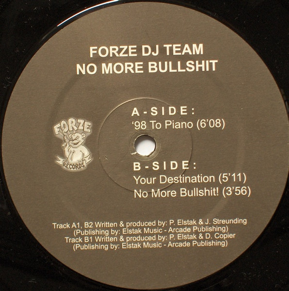 No More Bullshit back label