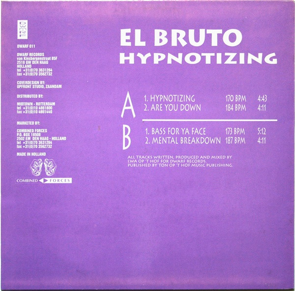 Hypnotizing back cover