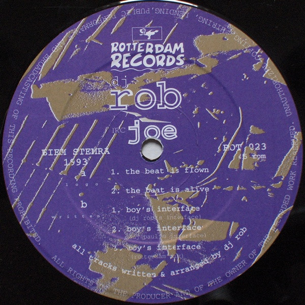 The Beat Is Flown front label