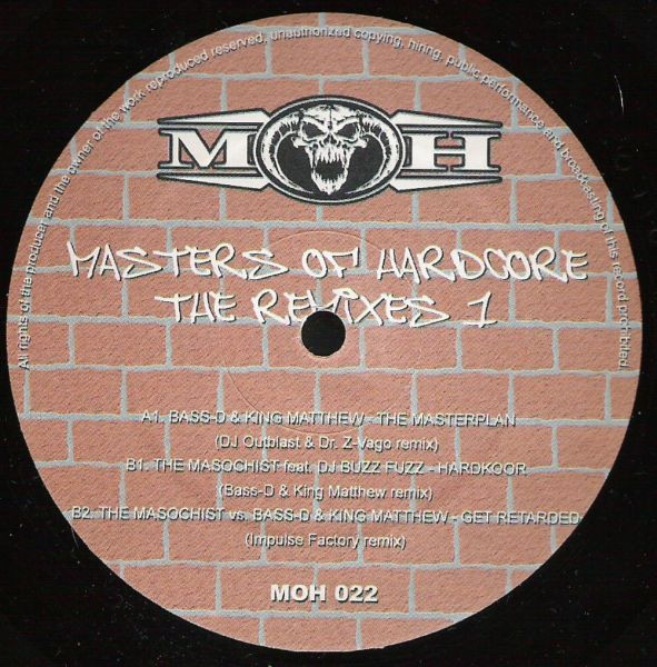 The Remixes I back label