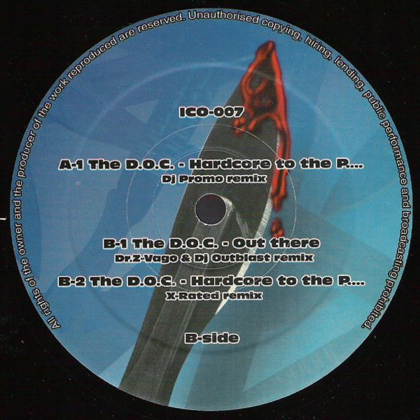 Intensive Care - The Remixes Part 1 back cover