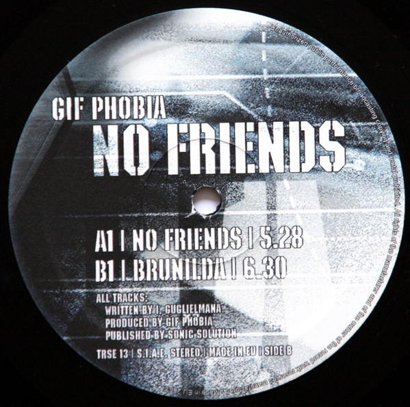 No Friends front label