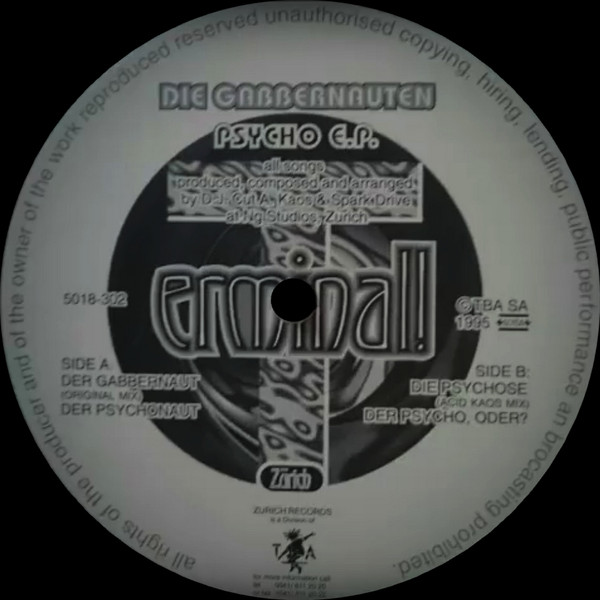 Psycho E.P. front cover