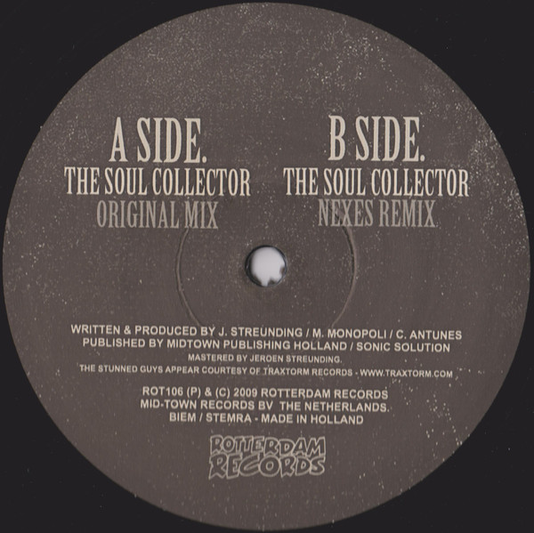 The Soul Collector back label