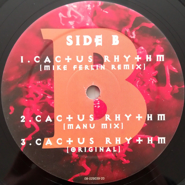 Cactus Rhythm back label