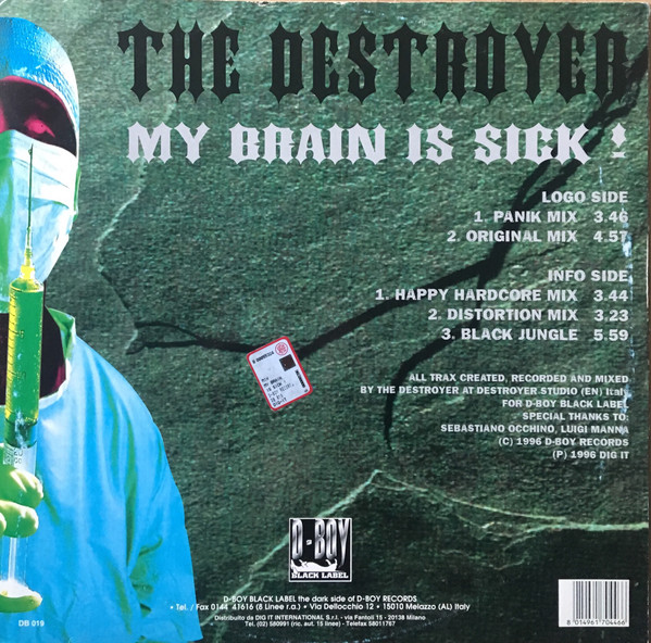 My Brain Is Sick! front label