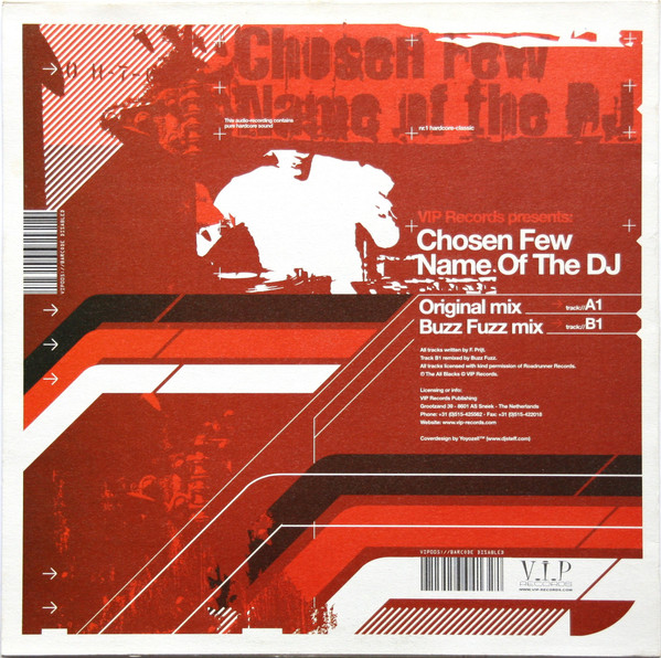 Name Of The DJ back cover