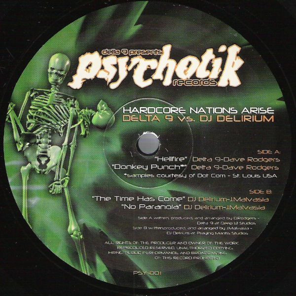 Hardcore Nations Arise back label