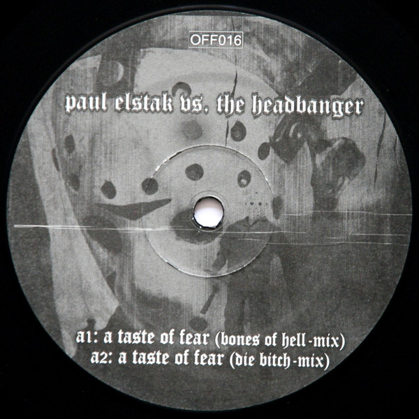 A Taste Of Fear front label