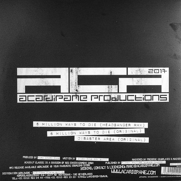 Classic Hardcore Vol. 2 back cover