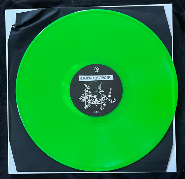 Cries Of Agony front label