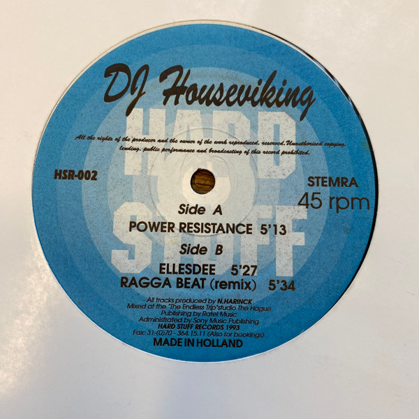 Hardcore front label