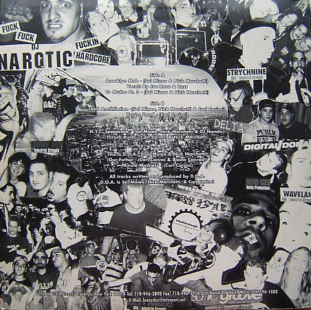 ..Muthafuckin' New York Hardcore back cover