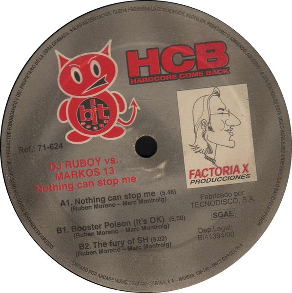 Nothing Can Stop Me! back label