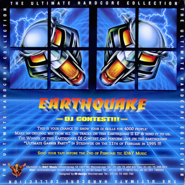 Earthquake II (The Ultimate Hardcore Collection) back cover