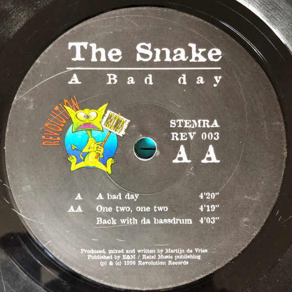 A Bad Day front label