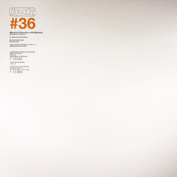 Definition Of The End back cover