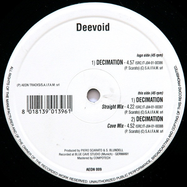 Decimation front cover