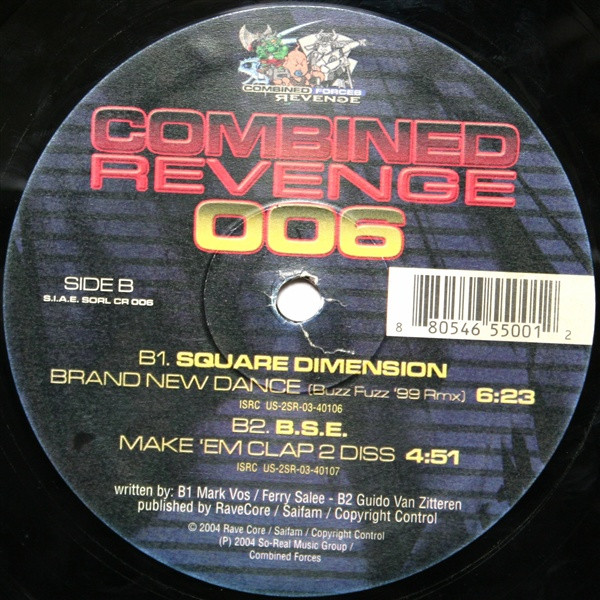 Combined Revenge 006 back label