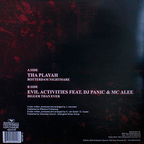 A Nightmare In Rotterdam - The Legend Returns (The Official Anthems) back cover