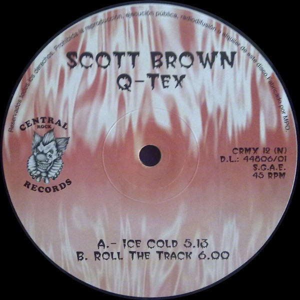 Ice Cold / Roll The Track back label