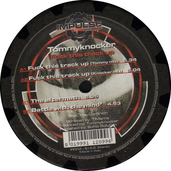 Fuck This Track Up back cover