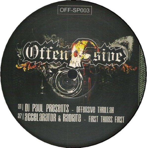 Offensive Sampler Volume 3 front label