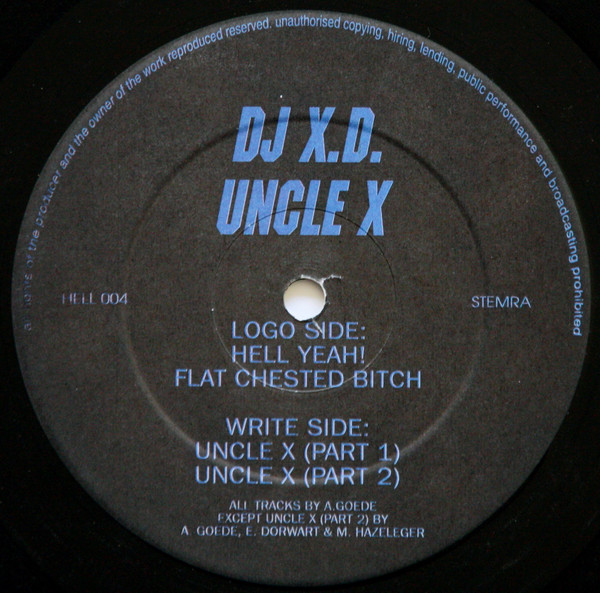 Uncle X front label
