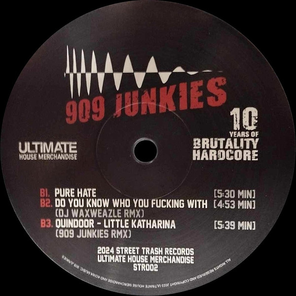 10 Years Of Brutality – Hardcore back label