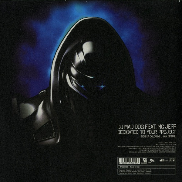 Dedicated To Your Project (Project Hardcore 2011 Official Anthem) back cover