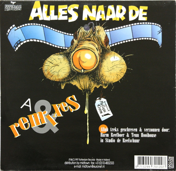 Alles Naar De Kl--te (Remixes) back cover