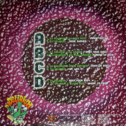 DJ Delirium & Friends back cover