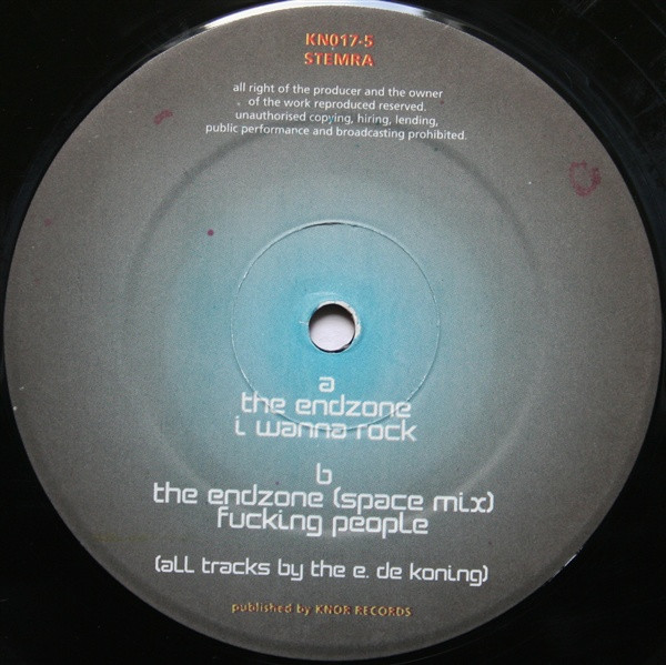 The Endzone front label