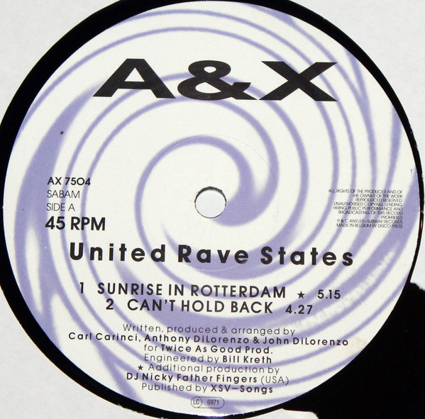 Sunrise In Rotterdam front label