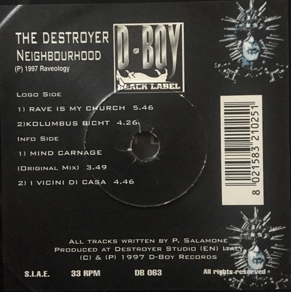 Neighbourhood front label