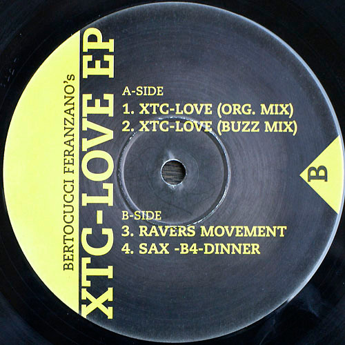 XTC-Love EP front label