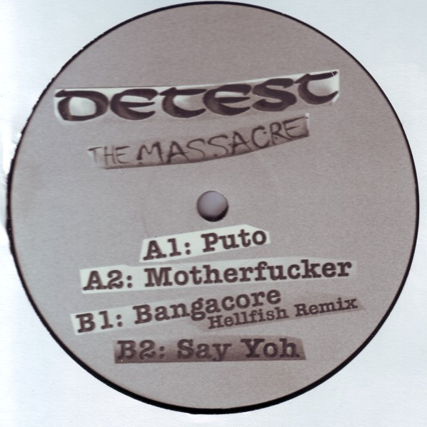 The Massacre front label