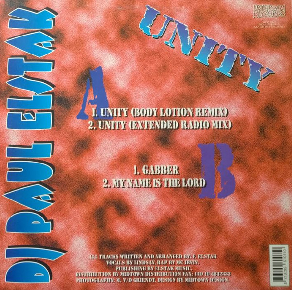 Unity back cover