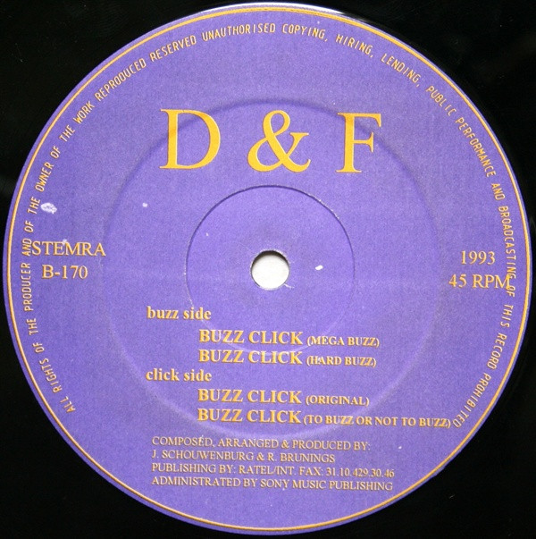 Buzz Click front label
