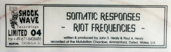 Riot Frequencies front label