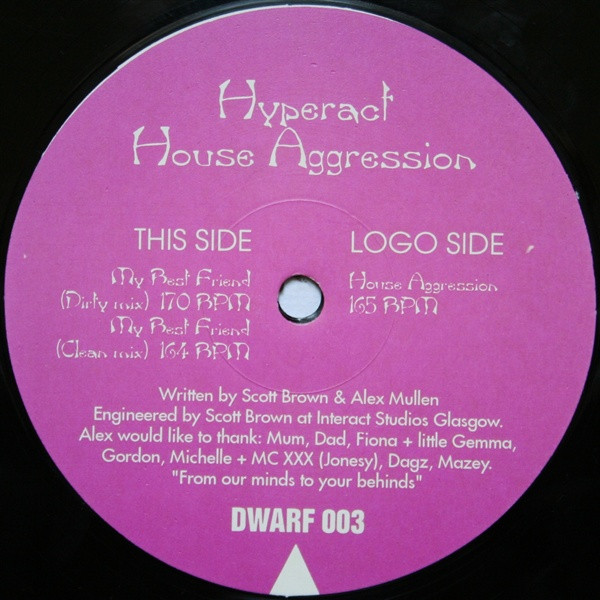 House Aggression back label