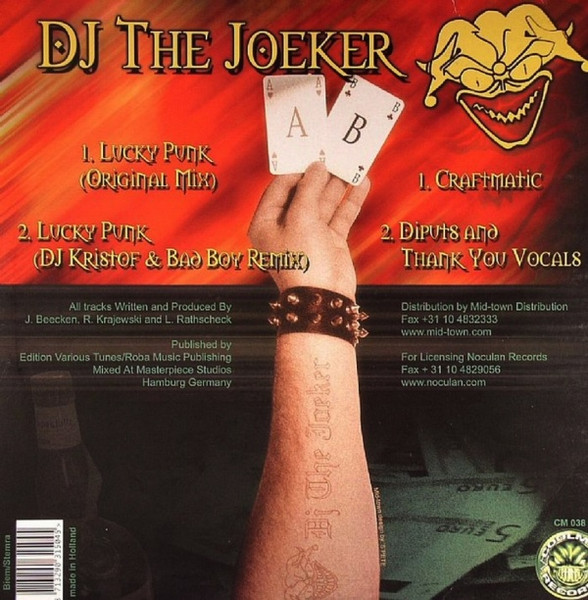 Lucky Punk E.P. back cover
