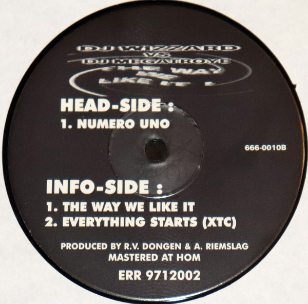 The Way We Like It ! back label