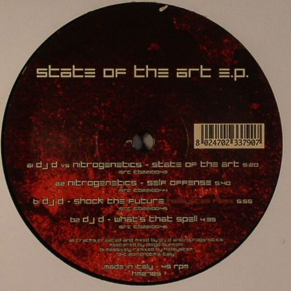 State Of The Art E.P. front label